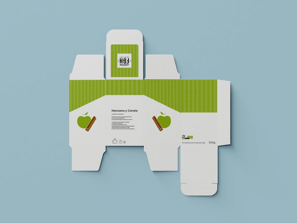 packaging para infusión
